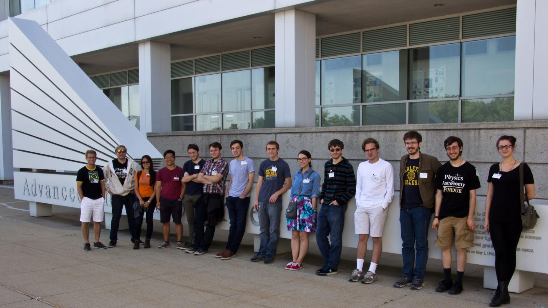 REU students at Argonne National Laboratory and Fermilab